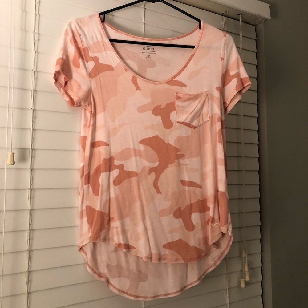 Hollister Pink Camo Shirt